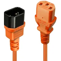 Cable Power Iec Extension 1M/Orange 30474 Lindy