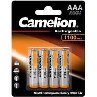Camelion Rechargeable Batteries Ni-Mh Aaa/Hr03 1100 mAh 4 gab. 17011403