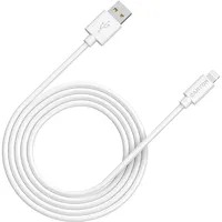 Canyon Mfi-12, Lightning Usb Cable for Apple , round, Pvc, 2M, Od4.0Mm, PowerSignal wire 21Awg2C Cns-Mfic12W