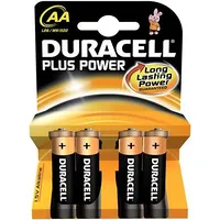 Duracell Aa/Lr6, Alkaline Plus Power Mn1500, 4 pcs 816