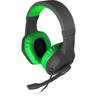 Genesis Argon 200 Gaming Headset, On-Ear, Wired, Microphone, Green Nsg-0903