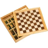 Goki 56953 Chess, Draughts and Nine Mens Morris spēļu komplekts 