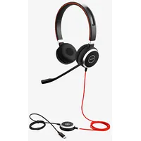 Jabra Evolve 40 Stereo Uc 2 years, 3.5 mm, Headset, Built-In microphone 100-55910000-99