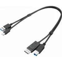 Lenovo Thinkstation mDP  Usb-A 3.0 to Dp Usb-B Dual Head Cable 0.43 m 4X91D11453