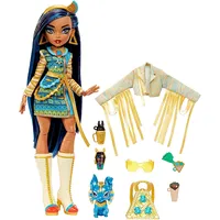 Monster High Cleo De Nile Doll With Pet And Accessories Hhk54 lelle ar aksesuāriem un mājdzīvniek 0194735069835