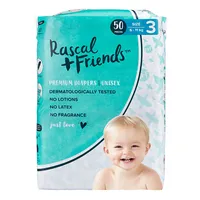 Rascal  Friends autiņbiksītes 3 izmērs, 6-11Kg, 50 gab. 1030601-0211