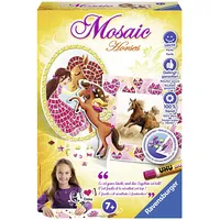 Ravensburger Creation 18407 Making Set Mosaic Horses with Glitter and Gloss Effect 4005556184071