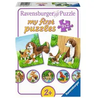 Ravensburger Puzzle R 9X2 Mazie dzīvnieciņi 05072 4005556050727