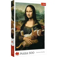 Trefl 37294 Puzzle Mona Lisa and Purring Kitty 500 pieces 37294T