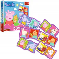 Trefl Peppa Pig 02066 board game Domino Galda spēle 02066T