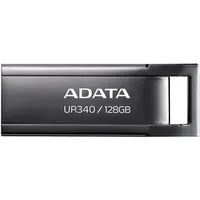A-Data Royal Ur340 128Gb Usb Flash Drive, 3.2 Black Aroy-Ur340-128Gbk