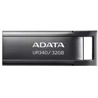 A-Data Royal Ur340 64Gb Usb Flash Drive, Black Aroy-Ur340-64Gbk
