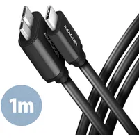 Axagon Usb-C to Micro Usb-B cable 1M, Black Bumm3-Cm10Ab