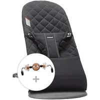Babybjörn šūpuļkrēsls Bliss Cotton Classic Quilt, black  rotaļlieta, 606030 3020801-0566