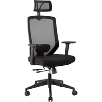 Biroja krēsls u Joy 64X64Xh115-125Cm, sēdvieta audums, atzveltne tīklveida krāsa meln 4741243145016