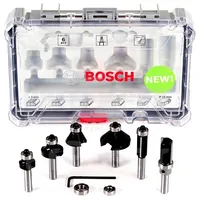 Bosch frēzu komplekts 6Gab 8Mm 2607017469