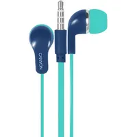 Canyon Epm-02, Stereo Earphones with inline microphone, GreenBlue, cable length 1.2M, 201510Mm, 0 Cns-Cepm02Gbl