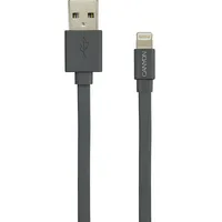 Canyon Mfi-2, Charge  Sync flat cable, Usb to lightning, certified by Apple, 1M, Dark gray Cns-Mfi Cns-Mfic2Dg