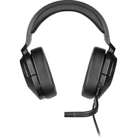 Corsair Hs55 Surround Gaming Headset, Wired, Carbon Ca-9011265-Eu