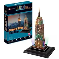 Cubicfun Led 3D puzzle Empire State Building 38 Pieces 