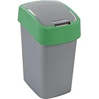 Curver Atkritumu spainis Flip Bin 45L sudraba/zaļš 0802172P80