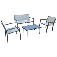 Dārza mēbeļu komplekts Cypress galds, sols un 2 krēsli 4741243194014