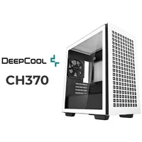 Deepcool Ch370 White, Micro Atx, Power supply included No R-Ch370-Whnam1-G-1