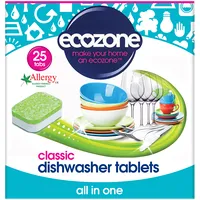 Ecozone trauku mazgajamās mašīnas tabletes Classic 25 gab. Dtc25