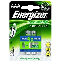 Energizer Rechargeable Power Plus Ni-Mh Aaa/Hr03 700 mAh 2 gab. 1479