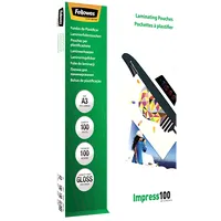 Fellowes A3 Glossy 100 Micron Laminating Pouch - pack 5351205
