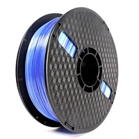 Flashforge Filament, Pla Silk Ice 3Dp-Pla-Sk-01-Ice 1.75 mm diameter, 1Kg/Spool, blue  Dark bl