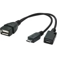 Gembird Usb Otg Af  Micro Bf to Bm cable A-Otg-Afbm-04