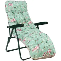 Guļamkrēsls Baden-Baden ar spilvenu light green rosy pad 4741617111937