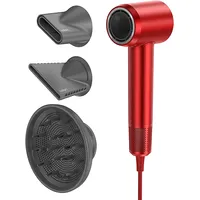 Hair Dryer 1600W Swift Special/3 Nozzles Red Laifen īpaši kluss matu fēns Swiftspecial3Nozzred