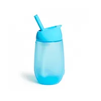Munchkin pudelīte ar salmiņu Simple Clean, 237Ml, blue, 12M, 90018 1020205-0228