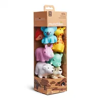 Munchkin vannas rotaļlietas - savvaļas dzīvnieki, 8 gab., 9M, 012543 4010401-0511
