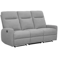 Reglainera dīvāns Katy 3-Vietīgs, elektrisks, gaiši pelēks 4741243142022