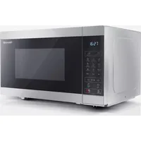 Sharp Microwave Oven with Grill Yc-Mg81E-S Free standing, 900 W, Grill, Silver