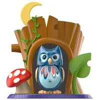 Silverlit Lyle Digiowl Toy with Twinkling Eyes and Tree Trunk House 88359