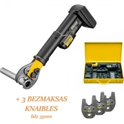 Rems Mini-Press S 22V 1.5Ah Acc akumulatora, radiālā, cauruļu prese Tērauda kaste 578015 R220 