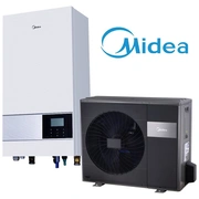 Siltumsūknis Midea M-Thermal 8 kW Gaiss-Ūdens Mha-V8W/D2N8-B2 / Hb-A100/Cgn8-B2 