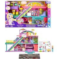 Barbie Lelles un aksesuāri - Mattel Polly Pocket Sweet Adventures Rainbow Mall Hhx78 Spēļu komplekts, 0194735079216, Mall, komplekts
