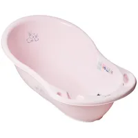 Bērnu vanniņas - vanna ar korķi 86 cm Tegababy Rabbits light pink Kr-004, 5902963008060, Tega-Kr004.Lp, Tega Baby vanniņas, vanna, Zīdaiņu