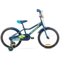 Bērnu velosipēdi - pusaudžu velosipēds Romet Tom Green/Blue 20 collas, 5000000248469, Zils/Zaļš Ar 2120058 10S Velosipēds, Pusaudžu
