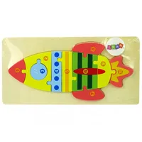 Koka rotaļlietas - puzle Rakete 91909, Lean-91909, 91909