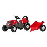Pedāļu traktori un aksesuāri - Traktors ar pedāļiem piekabi Rolly Toys Kid Valtra 012527 2.5-5 gadi,