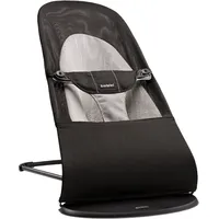Šūpuļkrēsliņi un šūpoles - Šūpuļkrēsliņš Babybjorn Bouncer Balance Soft Mesh black/grey 005028, 005028