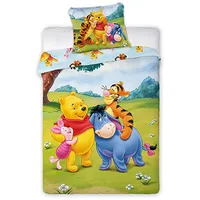Bērnu gultas veļa 2 daļas - Faro Winnie the Pooh Kokvilnas veļas komplekts no daļām 100X135, Pościel Kubuś Puchatek 790/033,