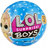 L.o.l. Lelles un aksesuāri - Lol Mga Surprise Boys Series 2 Pārsteiguma bumba ar lelli, L. O. Chłopiec Seria 2, lelle