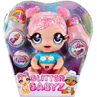 L.o.l. Lelles un aksesuāri - Mga Lol Glitter Babyz Dreamia Stardust Baby Doll pink Lelle, 0003505157484, lol Pink Rainbow, Lelle